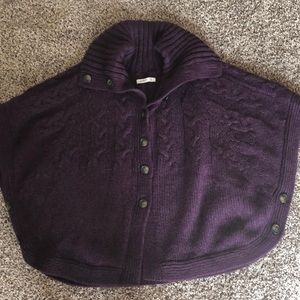 Old navy purple 2xl poncho sweater